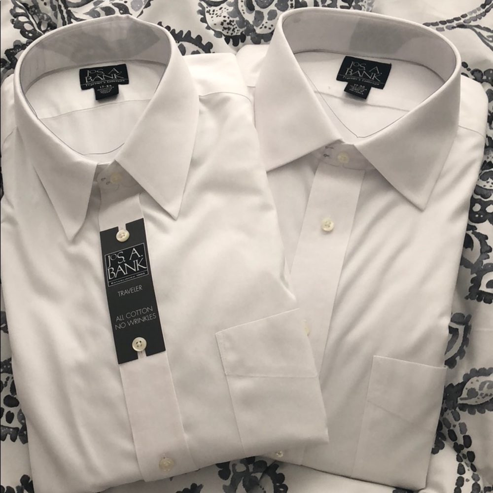 NWT Jos. A. Banks white button down